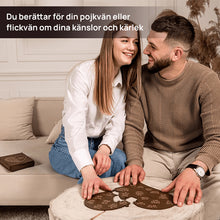 Ladda upp bild till gallerivisning, 32 skäl till varför jag älskar dig personlig hjärtpusselgåva till din älskade
