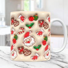 Ladda upp bild till gallerivisning, 3D-mugg med julmotiv
