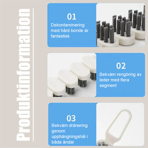Böjbar multifunktionell rengöringsborste