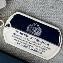 Ladda upp bild till gallerivisning, Keepsake for Granddaughter Keychain
