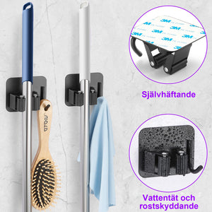Mopphållare i rostfritt stål