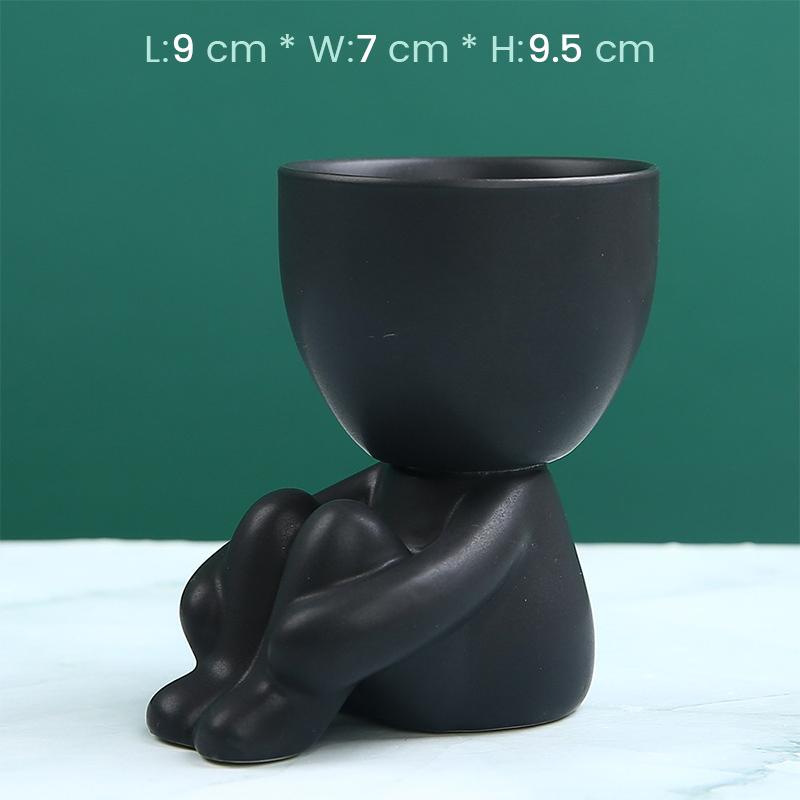Small people flower pots