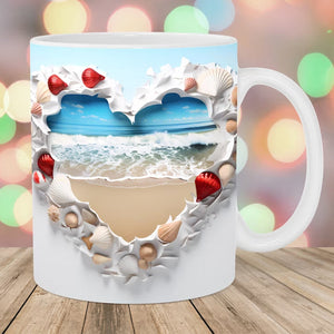 Mugg i strandstil