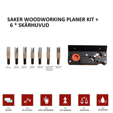 Ladda upp bild till gallerivisning, Säker® Trähyvel set
