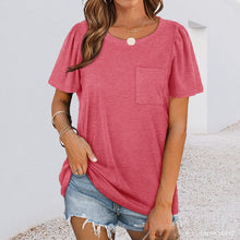 Ladda upp bild till gallerivisning, Rund hals T-shirt med ficka

