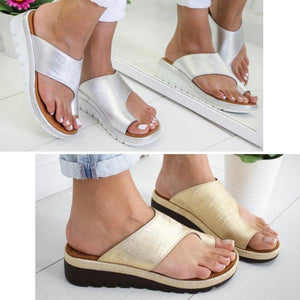 Bekväma sandaler med tjocka sulor