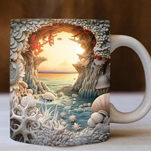 Ladda upp bild till gallerivisning, Mugg i strandstil

