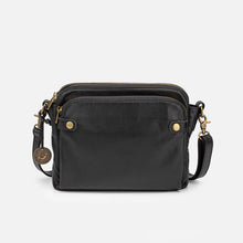 Ladda upp bild till gallerivisning, Crossbody axel och clutchväska i läder i tre lager
