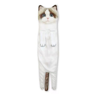 Söt katt handduk