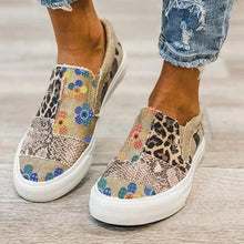 Ladda upp bild till gallerivisning, Patchwork avslappnade sneakers för damer
