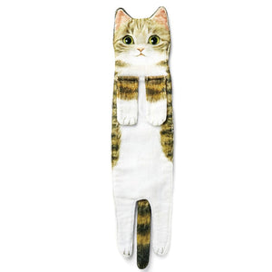 Söt katt handduk