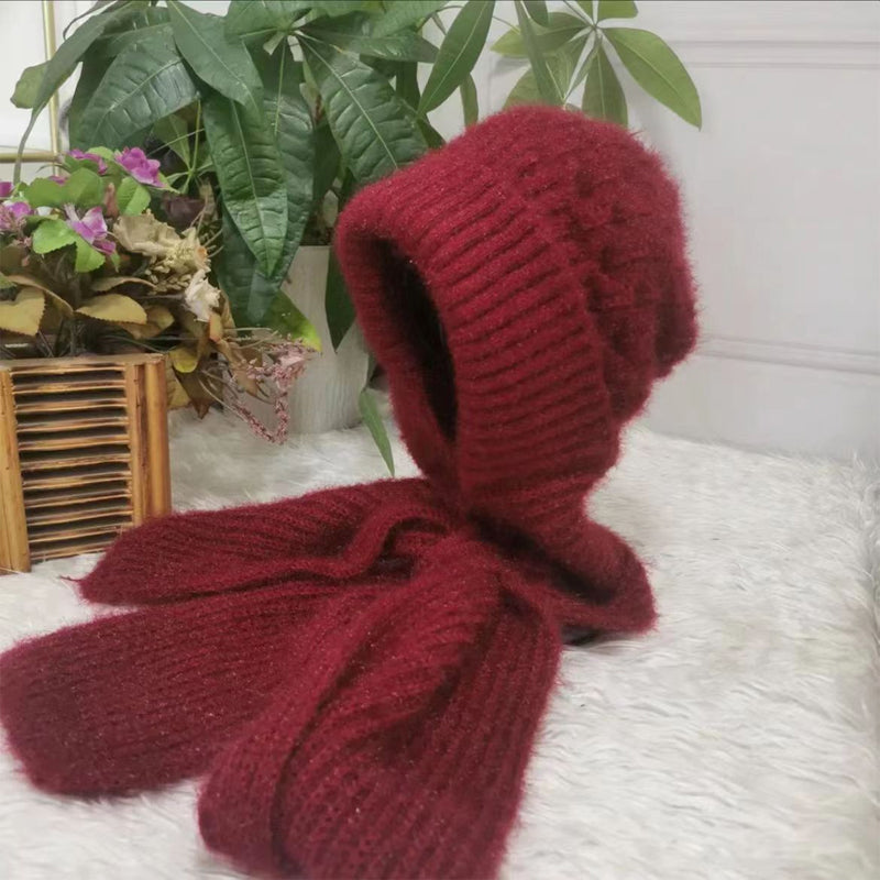 🧶Integrerad hörselskydd vindtät kepshalsduk
