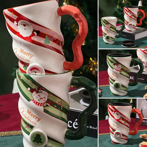 Jul spiralformad mugg