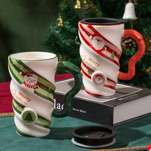 Jul spiralformad mugg