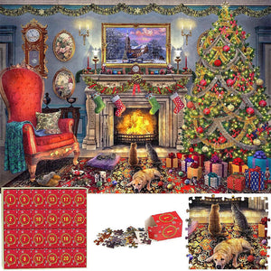 Jul adventskalender pussel