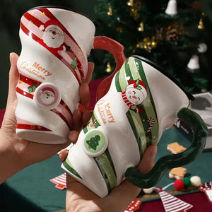 Jul spiralformad mugg