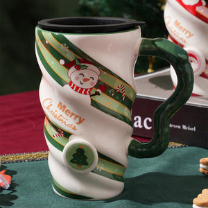 Jul spiralformad mugg