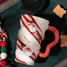 Ladda upp bild till gallerivisning, Jul spiralformad mugg
