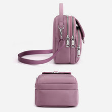 Ladda upp bild till gallerivisning, Lätt Vattentät Crossbody-väska med Flera Fickor
