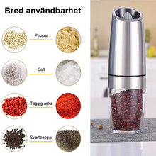 Ladda upp bild till gallerivisning, Automatisk elektrisk gravitationsinduktion salt- och pepparkvarn
