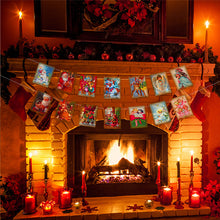 Ladda upp bild till gallerivisning, 🎅🚩Vintage stil jul banner🎅
