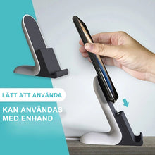 Ladda upp bild till gallerivisning, Telefonställ med plats för laddningskabel
