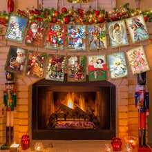 Ladda upp bild till gallerivisning, 🎅🚩Vintage stil jul banner🎅
