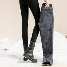 Ladda upp bild till gallerivisning, Fleece Jeans med Hög Stretch
