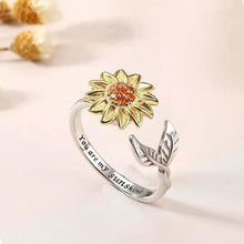 Ladda upp bild till gallerivisning, 💕Till min dotter 👧 solros fidget ring💕
