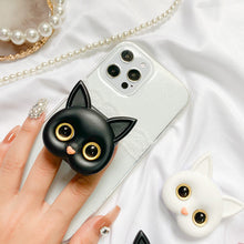 Ladda upp bild till gallerivisning, 3D söt Cat-telefonhållare med minispegel
