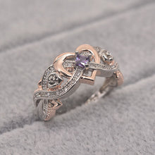 Ladda upp bild till gallerivisning, FEBRUAR AMETYST FØDSELSTEIN RING
