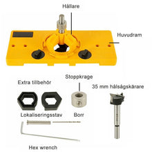 Ladda upp bild till gallerivisning, Träbearbetning 35 mm gångjärnshål jig guide

