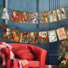 Ladda upp bild till gallerivisning, 🎅🚩Vintage stil jul banner🎅
