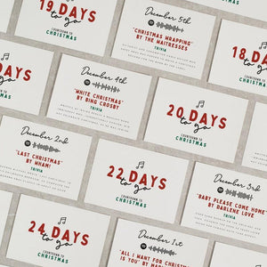 Juladventskalender-🗃Tjugofyra dagars julkortset