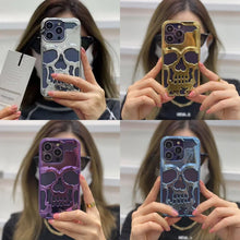 Ladda upp bild till gallerivisning, Pläterad Skull Case Cover för iPhone
