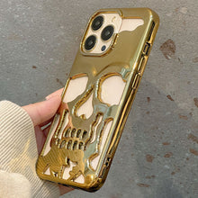 Ladda upp bild till gallerivisning, Pläterad Skull Case Cover för iPhone
