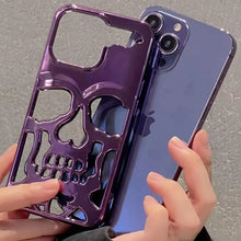 Ladda upp bild till gallerivisning, Pläterad Skull Case Cover för iPhone
