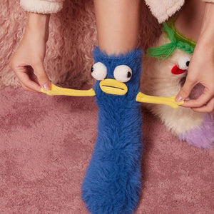 🥳🧦3D udda ansiktsstrumpor