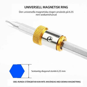 Universell magnetisk ring