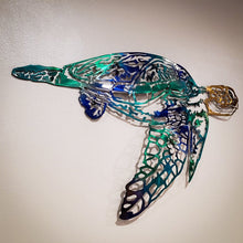 Ladda upp bild till gallerivisning, Metallprydnader på marina djur - present till naturälskare
