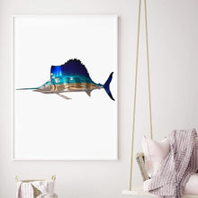 Ladda upp bild till gallerivisning, Metallprydnader på marina djur - present till naturälskare
