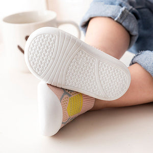 Neutral & Andandes Stickad - Halkfria babysko-strumpor
