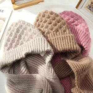 🧶Integrerad hörselskydd vindtät kepshalsduk