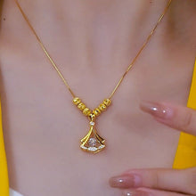 Ladda upp bild till gallerivisning, Smart Ginkgo Löv Halsband

