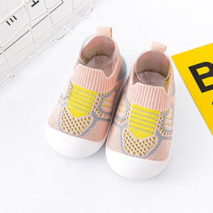 Neutral & Andandes Stickad - Halkfria babysko-strumpor