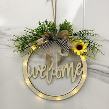 Ladda upp bild till gallerivisning, "Welcome" och "Hello" krans - Midsommarnatt 💐💐
