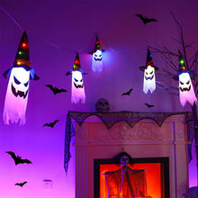 Ladda upp bild till gallerivisning, Halloween hängande ljus upp häxhatt
