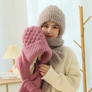 🧶Integrerad hörselskydd vindtät kepshalsduk