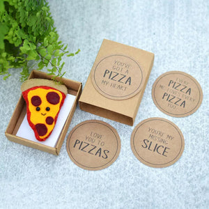 Pizza vänskap presentuppsättning