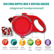 Ladda upp bild till gallerivisning, 5-i-1 hundkoppel
